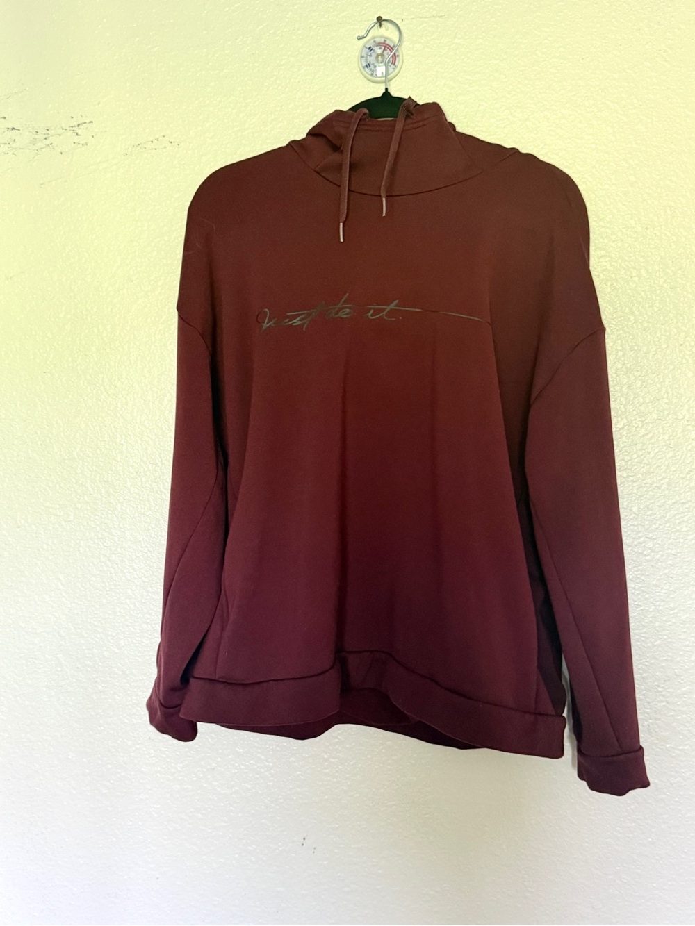 Nike Women's Maroon Crew Neck Sweater